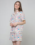 Nevada Short Sleeve Pyjama Shorts Love