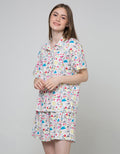 Nevada Short Sleeve Pyjama Shorts Love