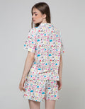Nevada Short Sleeve Pyjama Shorts Love