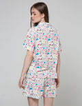 Nevada Short Sleeve Pyjama Shorts Love