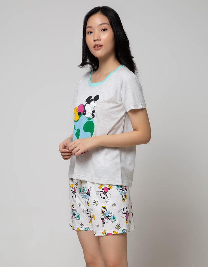 Disney Mickey Short Sleeve Pyjama Sleep Tight World