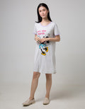 Disney Short Sleeve Midi Dress Minnie Save The Earth