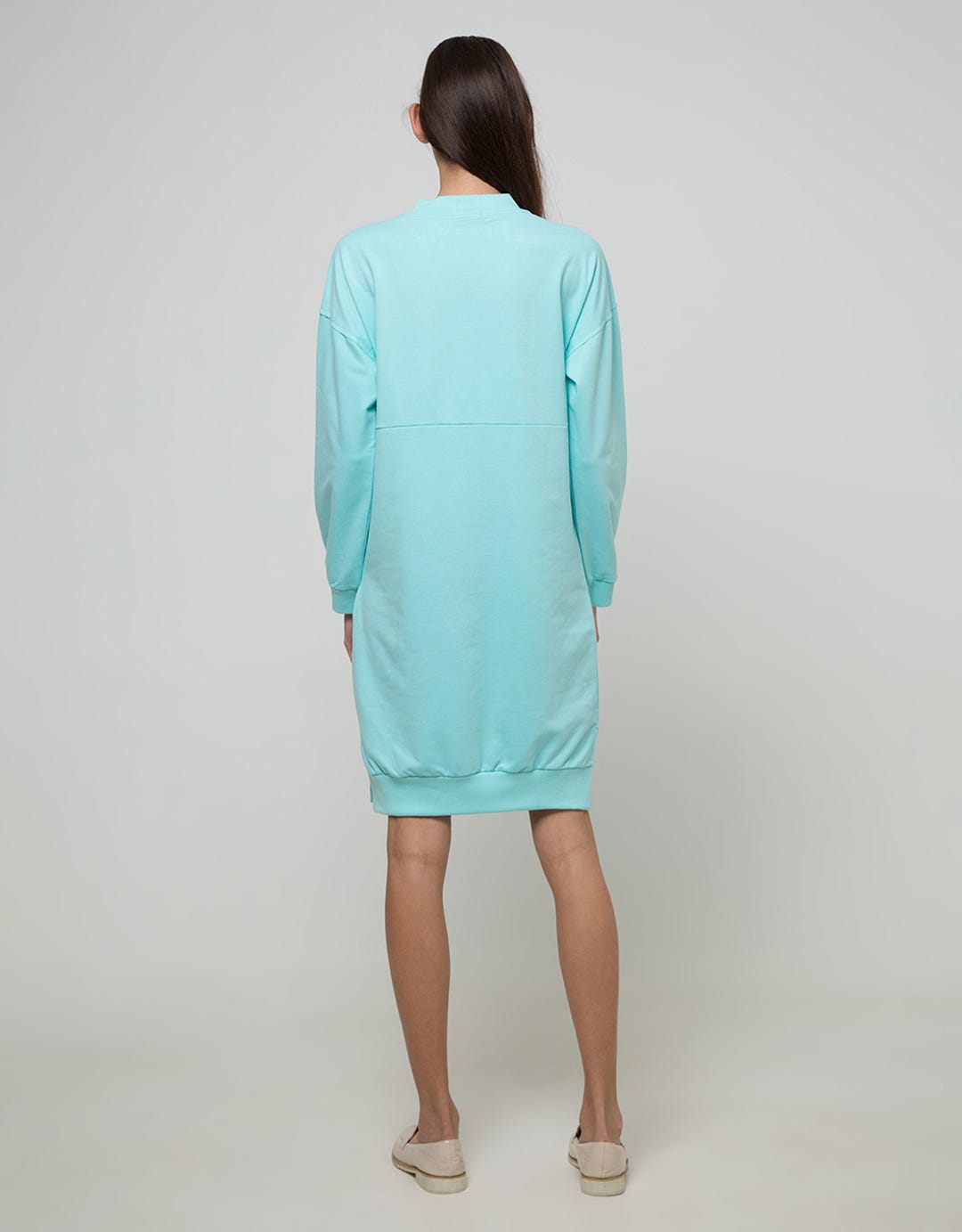 American Jeans Long Sleeve Maxi Dress Hoodie