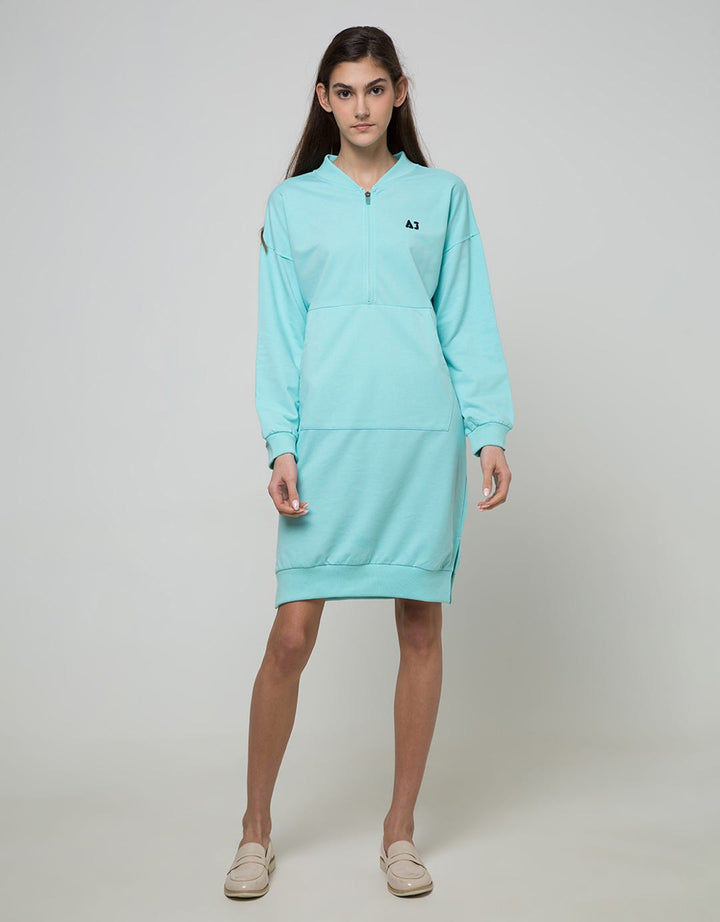 American Jeans Long Sleeve Maxi Dress Hoodie