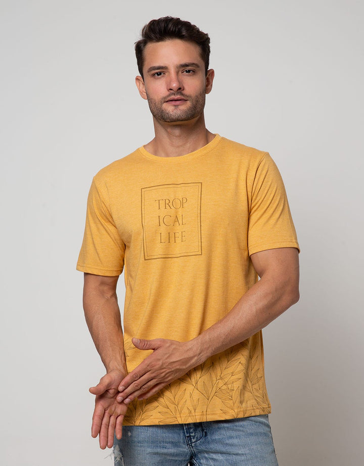 T Zone Short Sleeve T-Shirt Print Graphic Theme Floral Nature Tropi