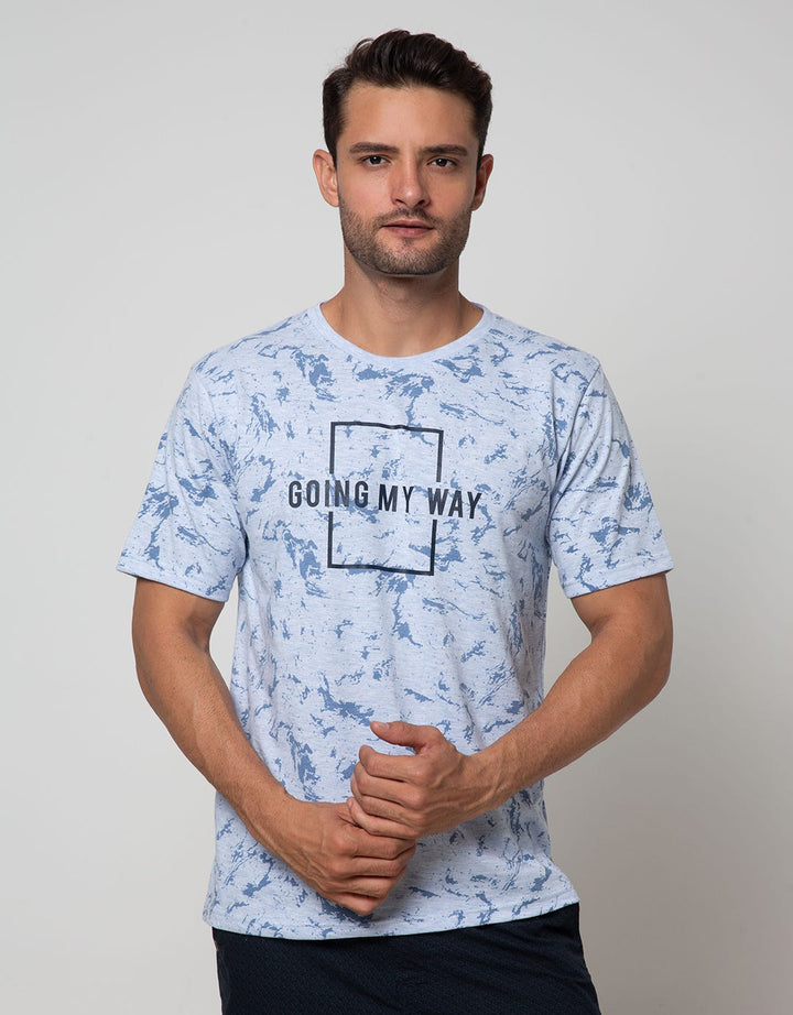 T Zone Short Sleeve T-Shirt Fullprint Going My Way