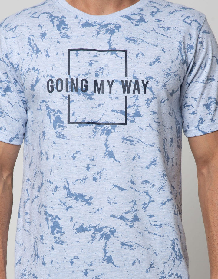 T Zone Short Sleeve T-Shirt Fullprint Going My Way
