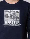 T Zone Long Sleeve T-Shirt Racing Faster