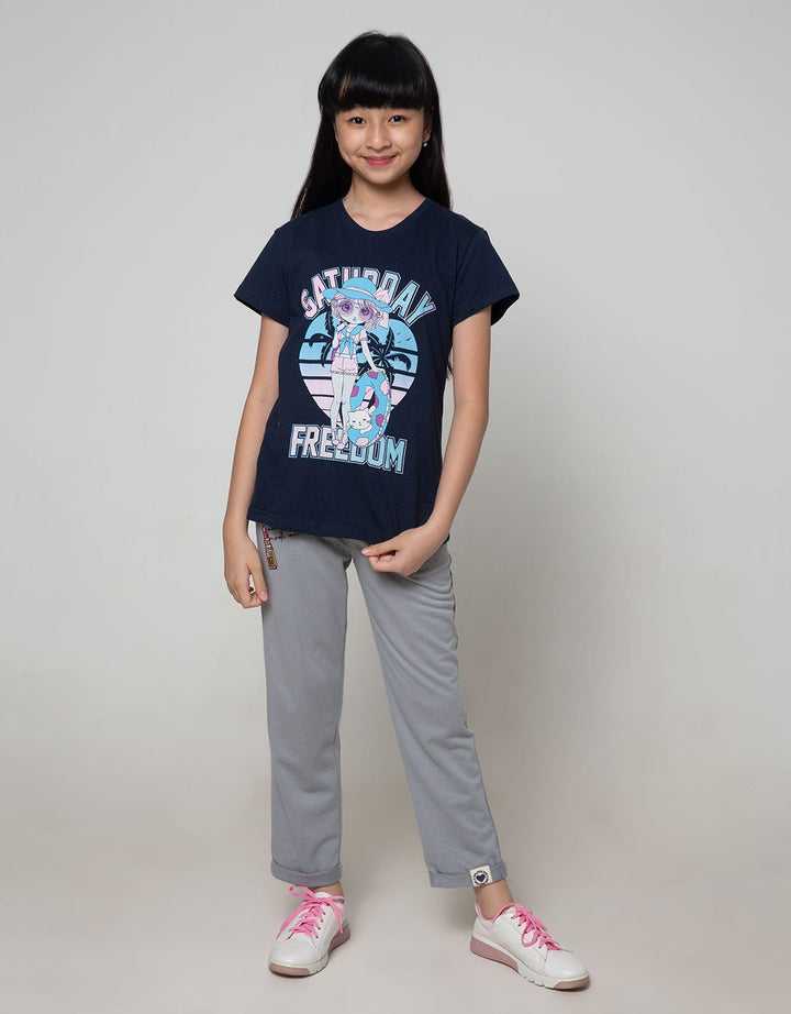 Nevada Long Pants Knit Bordir Lipstick And Tab Bawah