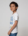 Little M Short Sleeve Tshirt Fullprint Splash Color Rules Dont Apply