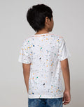 Little M Short Sleeve Tshirt Fullprint Splash Color Rules Dont Apply