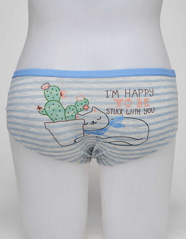 Nevada Hipster Briefs Print Happy Cat
