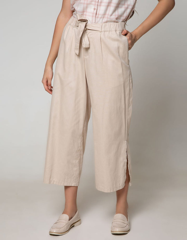 Nevada Long Pants Chino Solid With Belt And Slit