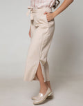Nevada Long Pants Chino Solid With Belt And Slit