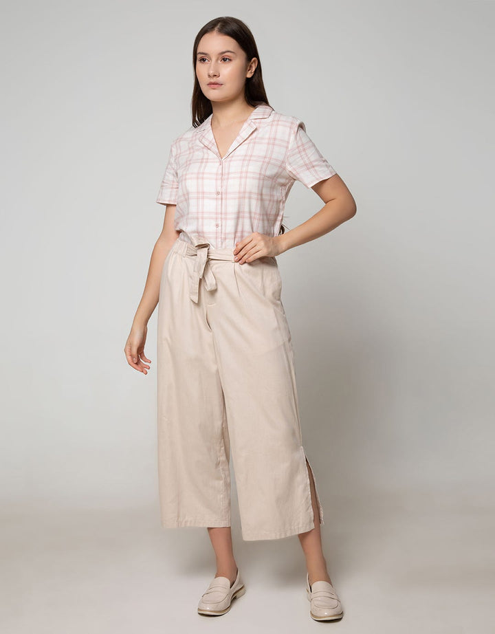 Nevada Long Pants Chino Solid With Belt And Slit