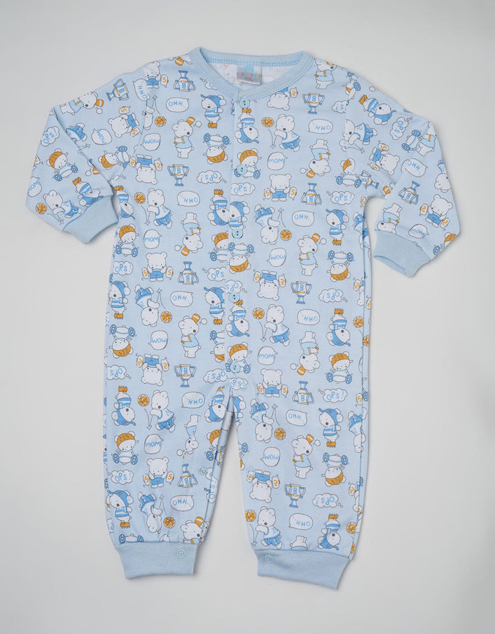 Pipiniko Long Jumpsuit Romper Bear Sport