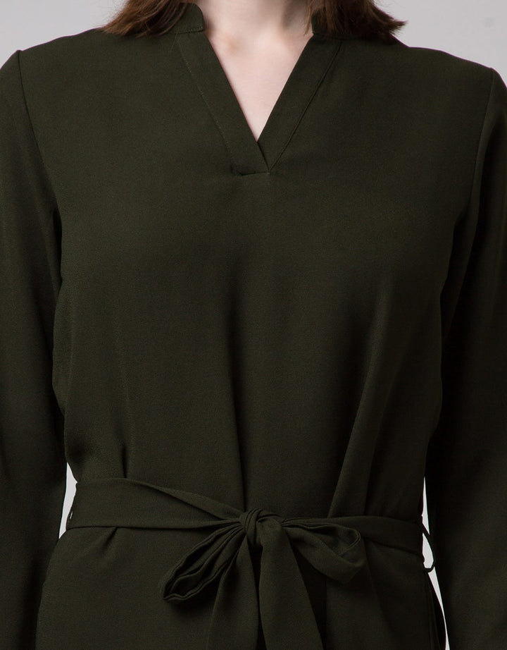 LS MIDI DRESS PLAIN