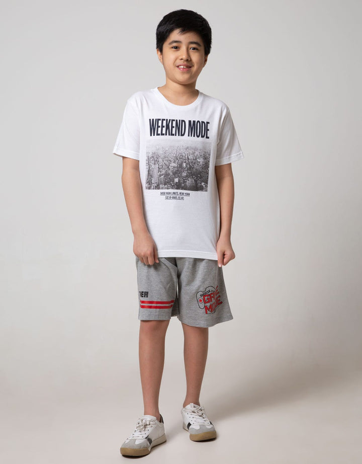 Aero Kids Shorts Pants Printnofloc Tade Regular Quarter