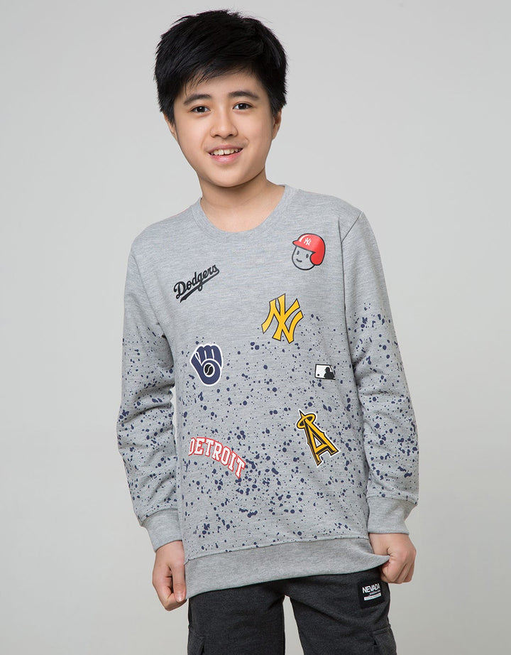 Aero Kids Sweatshirt Knitting Print Embroidery Squad