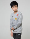 Aero Kids Sweatshirt Knitting Print Embroidery Squad