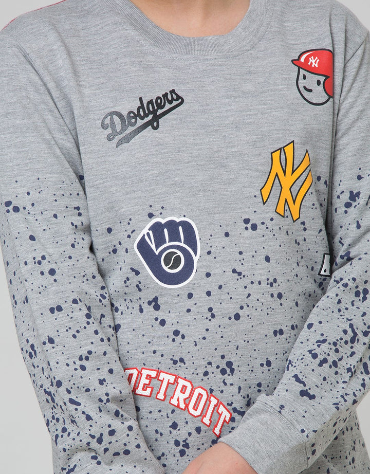 Aero Kids Sweatshirt Knitting Print Embroidery Squad