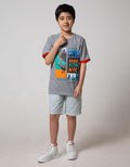 Aero Kids Short Sleeve T-Shirt Printnofloc Regular Dino Photo