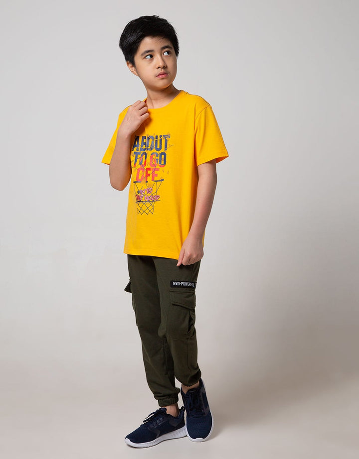 Aero Kids Short Sleeve T-Shirt Printnofloc Regular Drawing Shark