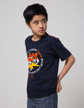 Aero Kids Short Sleeve T-Shirt Printnofloc Regular Drawing Tiger