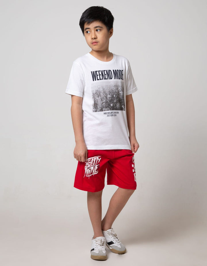 Aero Kids Shorts Pants Printnofloc Tade Regular Fight Nine