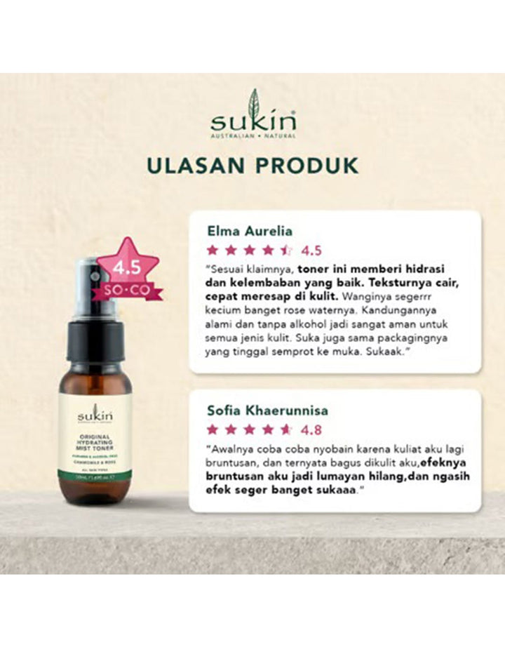 Sukin Signature Original Hydrating Mist Toner 50 Ml