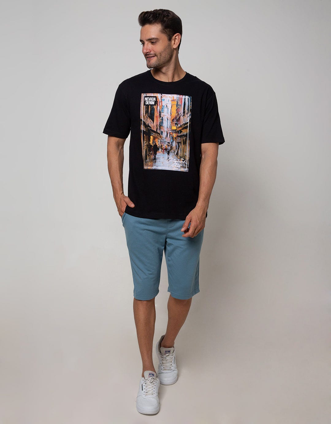 Nevada Short Sleeve T-Shirt Print Photoprint
