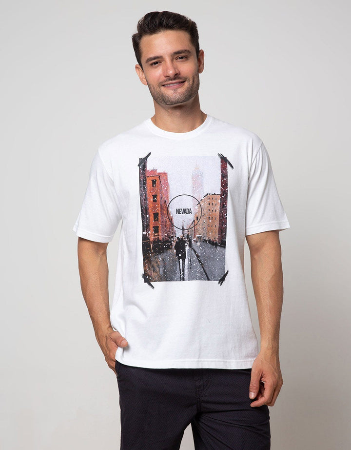 Nevada Short Sleeve T-Shirt Print Photoprint