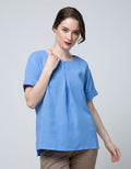 ST. Yves Short Sleeve Blouse Top