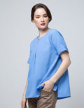 ST. Yves Short Sleeve Blouse Top