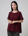 ST. Yves Short Sleeve Blouse Top
