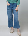 Nevada Denim Long Pants Fashion Kulot