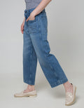 Nevada Denim Long Pants Fashion Kulot