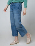 Nevada Denim Long Pants Fashion Kulot