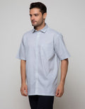 Cole Short Sleeve Shirt Print Regular Point Collar