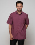 Cole Short Sleeve Shirt Print Regular Point Collar