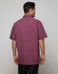 Cole Short Sleeve Shirt Print Regular Point Collar