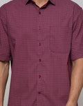 Cole Short Sleeve Shirt Print Regular Point Collar