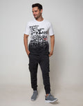 American Jeans Ss T-Shirt Grafitti Print