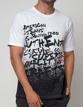 American Jeans Ss T-Shirt Grafitti Print