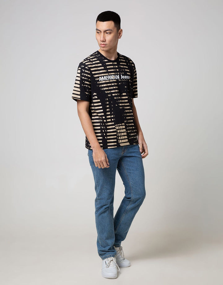 American Jeans Short Sleeve T-Shirt Full Print