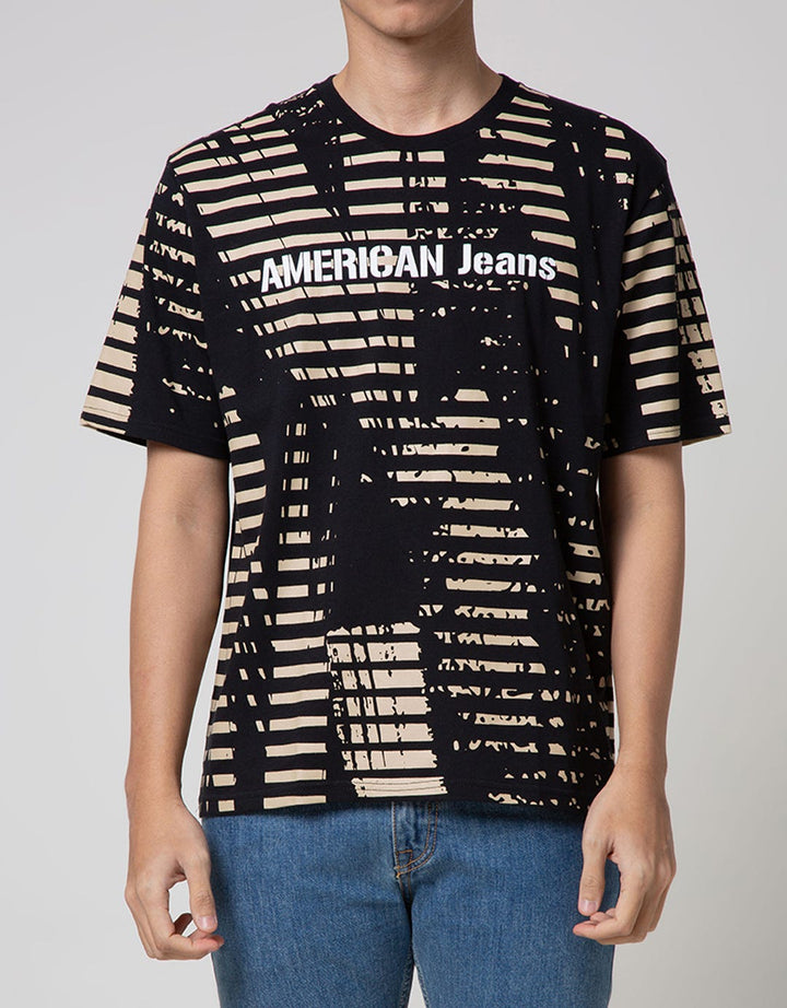 American Jeans Short Sleeve T-Shirt Full Print