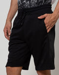 American Jeans Short Pants Drawstring Print On Side
