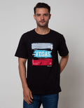 Nevada Short Sleeve T-Shirt Print Paint Brush Vegas