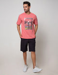 Nevada Lengan Pendek T-Shirt Print Photoprint