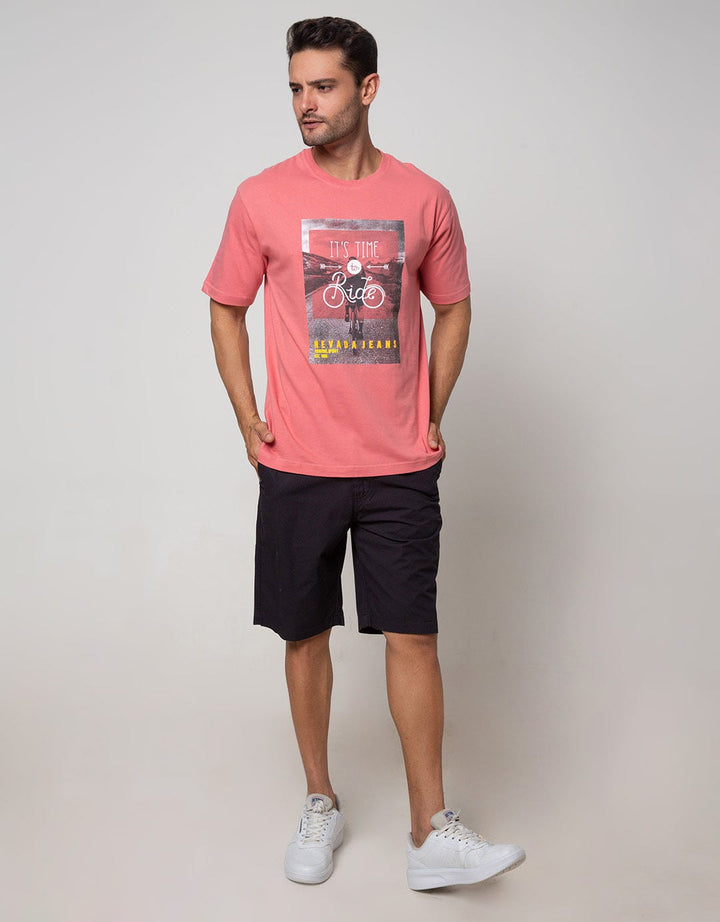 Nevada Lengan Pendek T-Shirt Print Photoprint